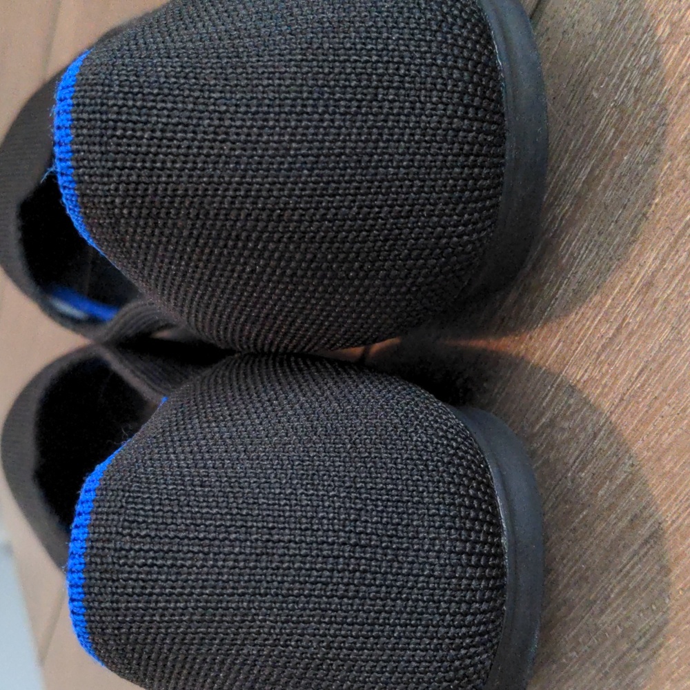 ROTHY’S The Flat Black Solid Round Toe Flat | Siz… - image 4